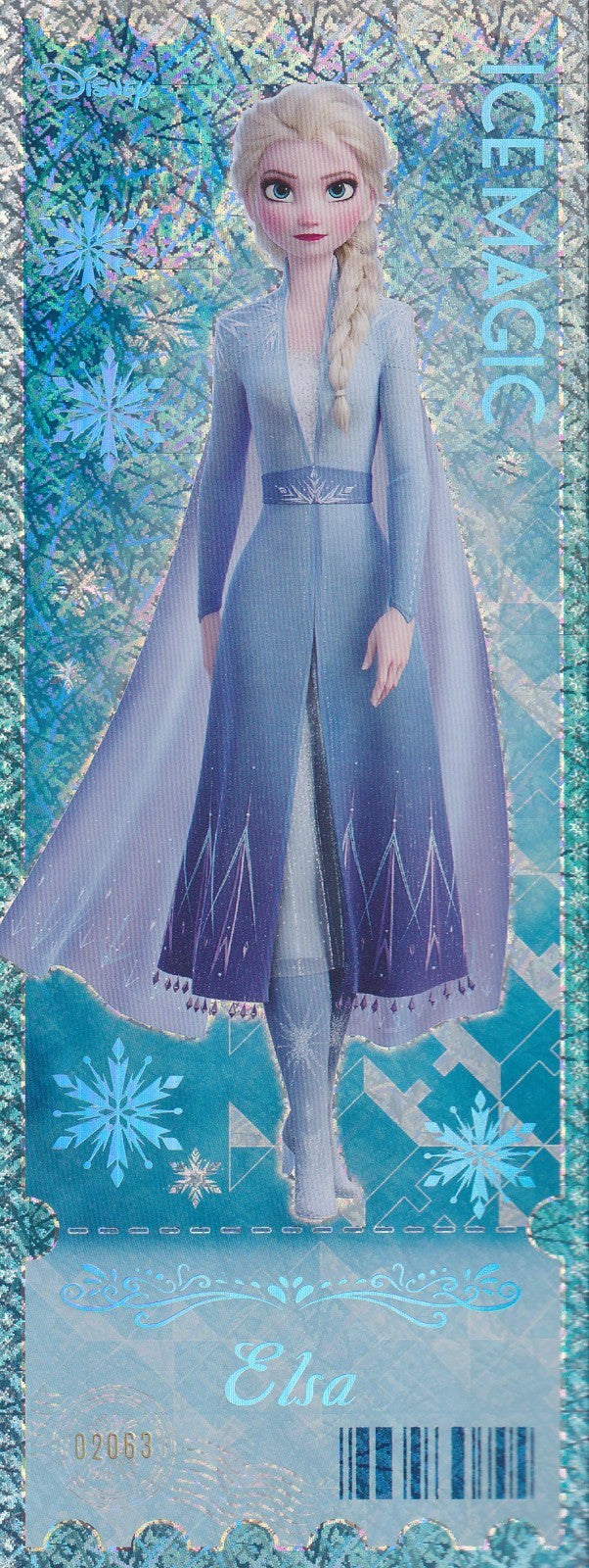 2024 Kakawow Frozen Jumbo Refractor Ticket-Elsa #RTJC-DFR-02 (02063/3000)