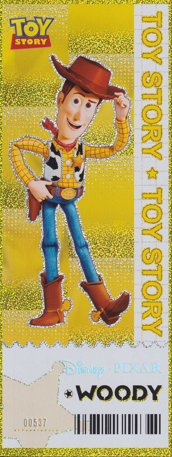 2024 Kakawow Toy Story Jumbo Refractor Ticket-Woody #RTJC-DTS-02 (00537/3000)