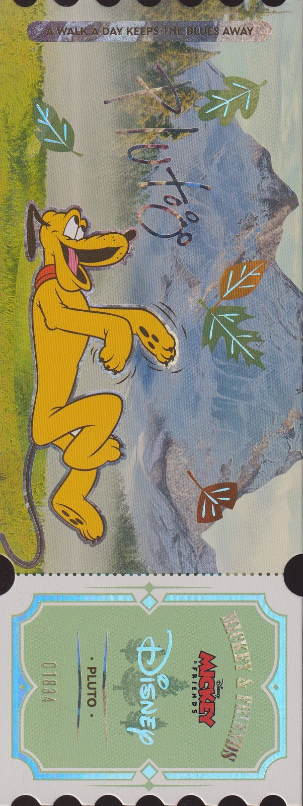 2024 Kakawow Mickey and Friends Jumbo Ticket-Pluto #RTJC-DMF-06 (01834/3000)