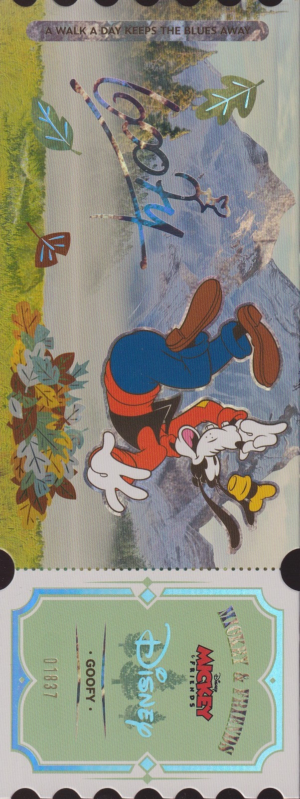 2024 Kakawow Mickey and Friends Jumbo Ticket-Goofy #RTJC-DMF-05 (01837/3000)