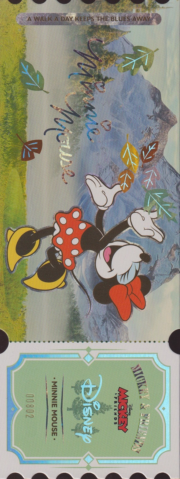 2024 Mickey and Friends Jumbo Ticket-Minnie Mouse #RTJC-DMF-02 ((00802/3000)