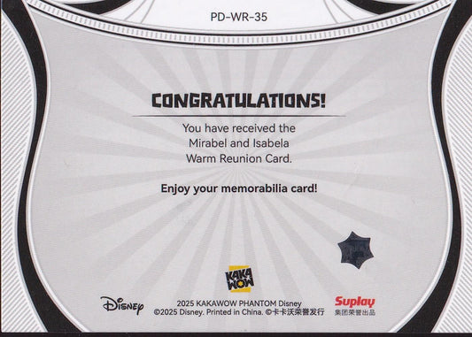 2025 Kakawow Phantom Disney Warm Reunion #PD-WR-35 Mirabel & Isabela