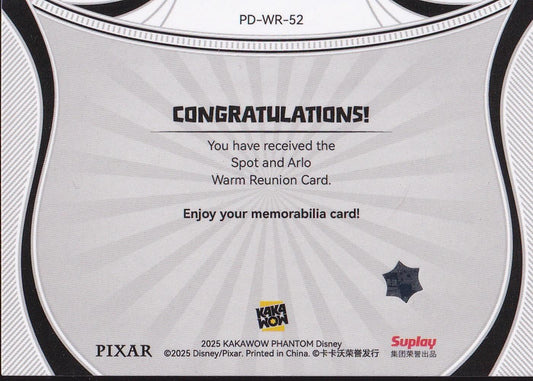 2025 Kakawow Phantom Disney Warm Reunion #PD-WR-52 Arlo & Spot