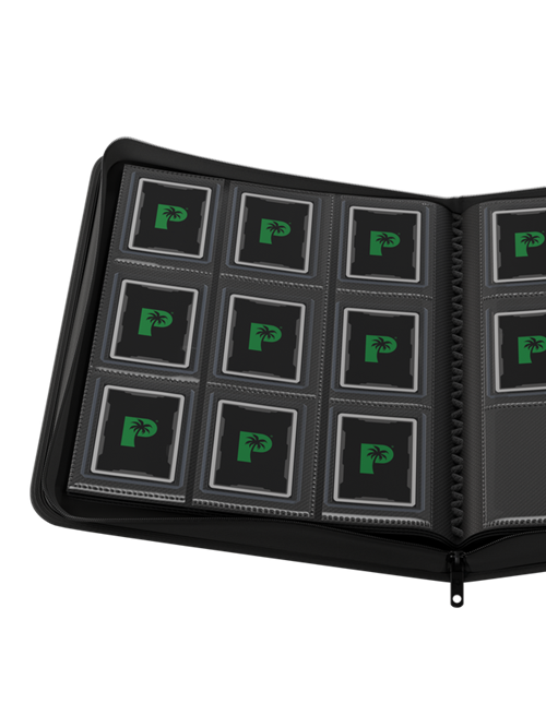 Palms Off Gaming Collector's Series Top Loader Zip Binder - 9 Pocket (216 Slot)