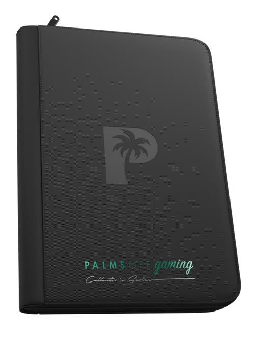 Palms Off Gaming Collector's Series 9 Pocket Zip Binder - Black