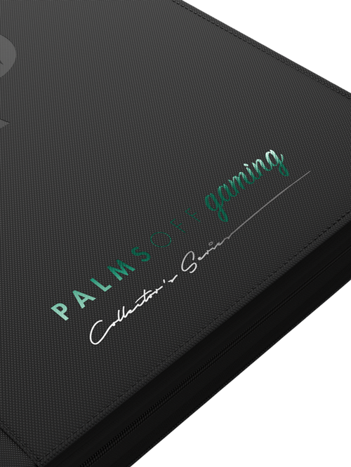 Palms Off Gaming Collector's Series 9 Pocket Zip Binder - Black