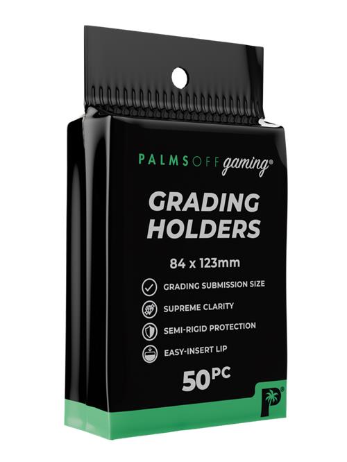 Palms Off Gaming Grading Holders - Semi Rigid-50pc