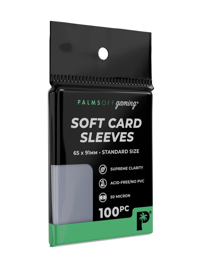 Palms Off Gaming Soft Card Sleeves - Standard Size - 100pc