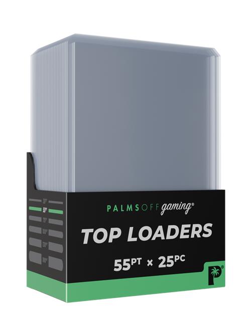 Palms Off Gaming 55pt Top Loaders - 25pc
