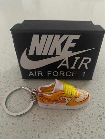NIKE AIR FORCE 1-3D SNEAKER KEYCHAIN WITH BOX