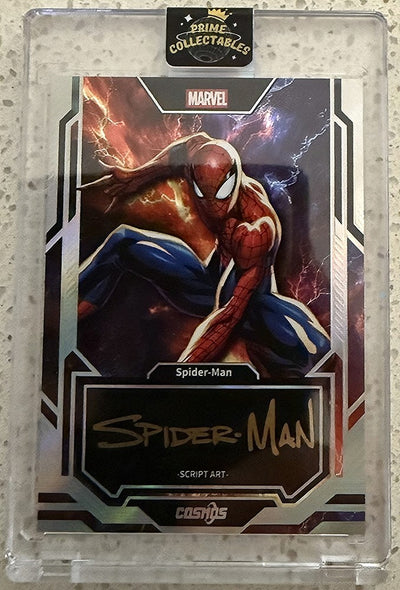 2025 Kakawow Cosmos Marvel Single Script Art #CM-PP-08 Spider-Man (051/100)
