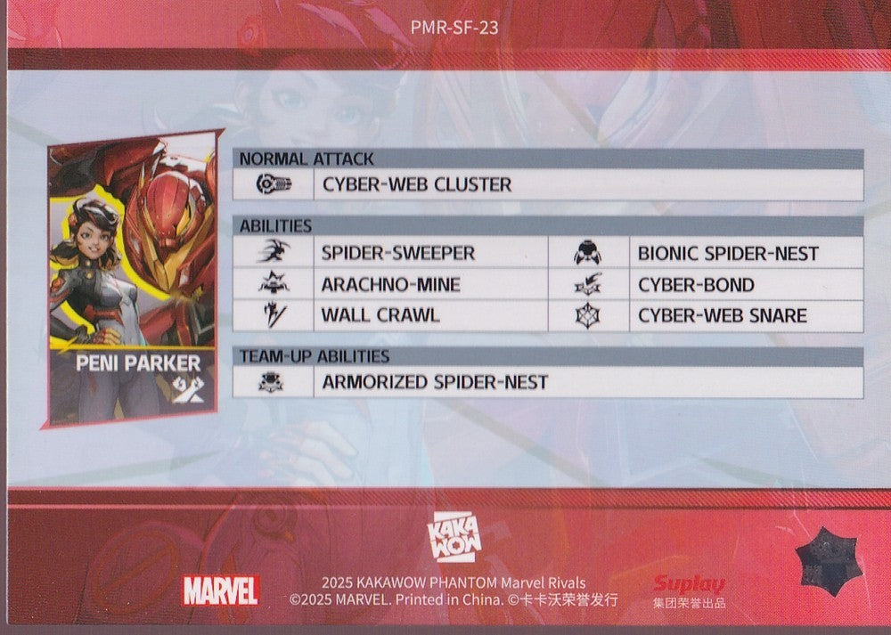 2025 Kakawow Phantom Marvel Rivals Identity #PMR-SF-23 Peni Parker