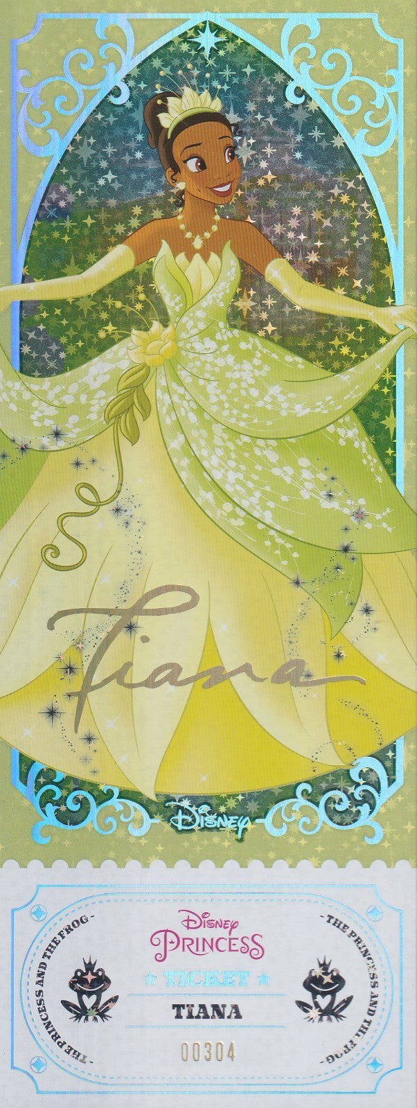 2024 Kakawow Disney Princess Jumbo Ticket-Tiana-#RTJC-DDP-09 (00304/3000)