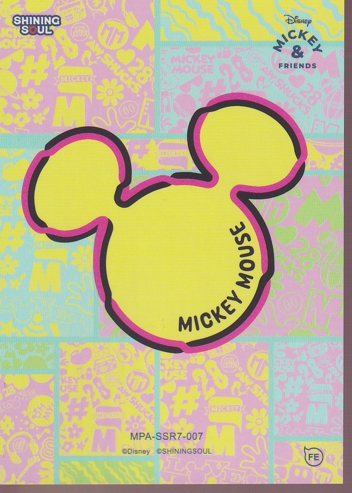2026 SHINING SOUL MICKEY & FRIENDS POP ART (SSR) CARD-#MPA-SSR7-007