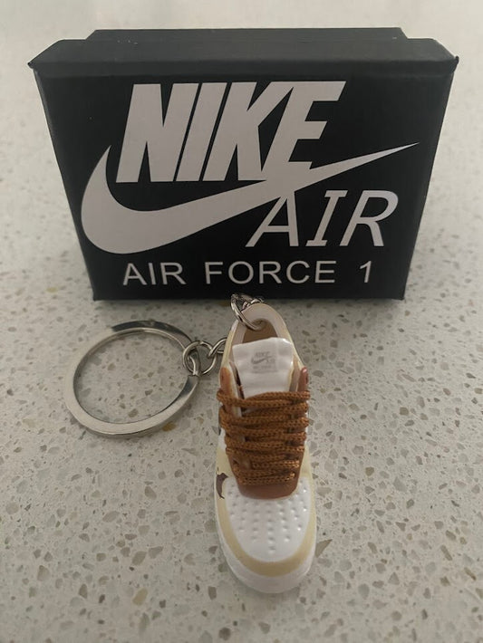 NIKE AIR FORCE 1-3D SNEAKER KEYCHAIN WITH BOX