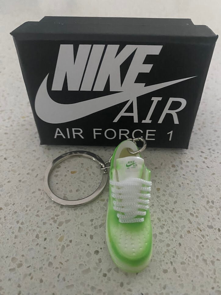 NIKE AIR FORCE 1-3D SNEAKER KEYCHAIN WITH BOX