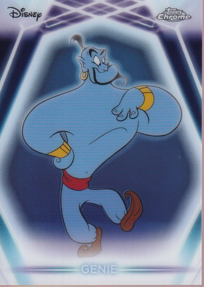 2026 Topps Disney Neon Chrome Neon-Etch #CNE-29 Genie
