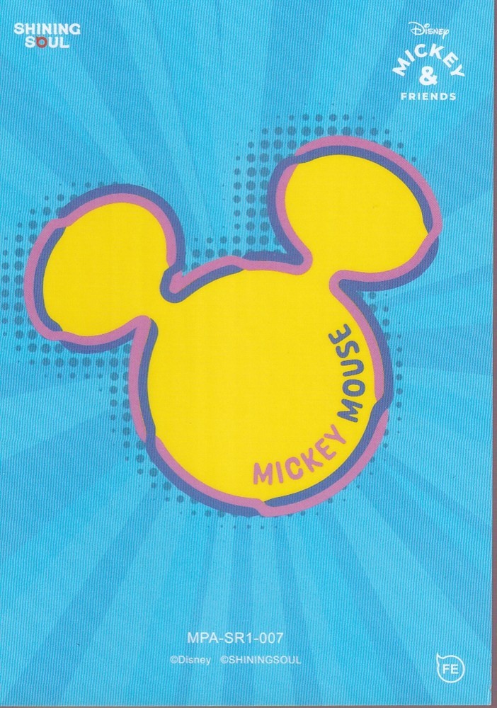 2026 SHINING SOUL MICKEY & FRIENDS POP ART SUPER RARE (SR) CARD-#MPA-SR1-007