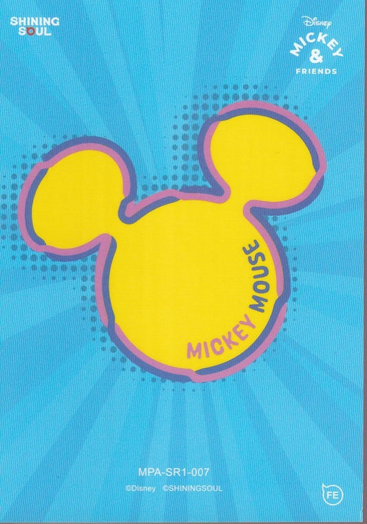 2026 SHINING SOUL MICKEY & FRIENDS POP ART SUPER RARE (SR) CARD-#MPA-SR1-007