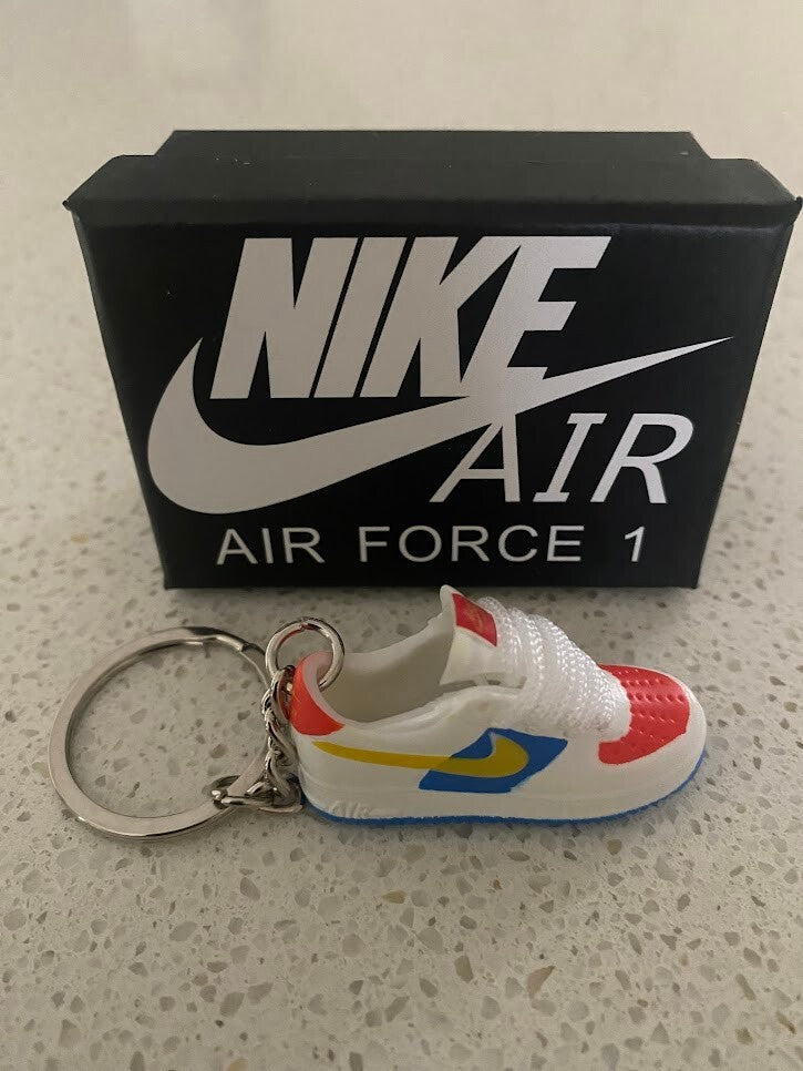 NIKE AIR FORCE 1-3D SNEAKER KEYCHAIN WITH BOX
