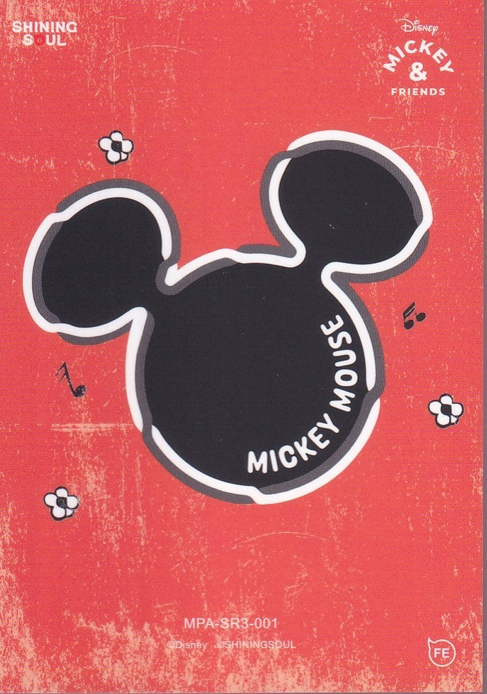 2026 SHINING SOUL MICKEY & FRIENDS POP ART SUPER RARE (SR) CARD-#MPA-SR3-001