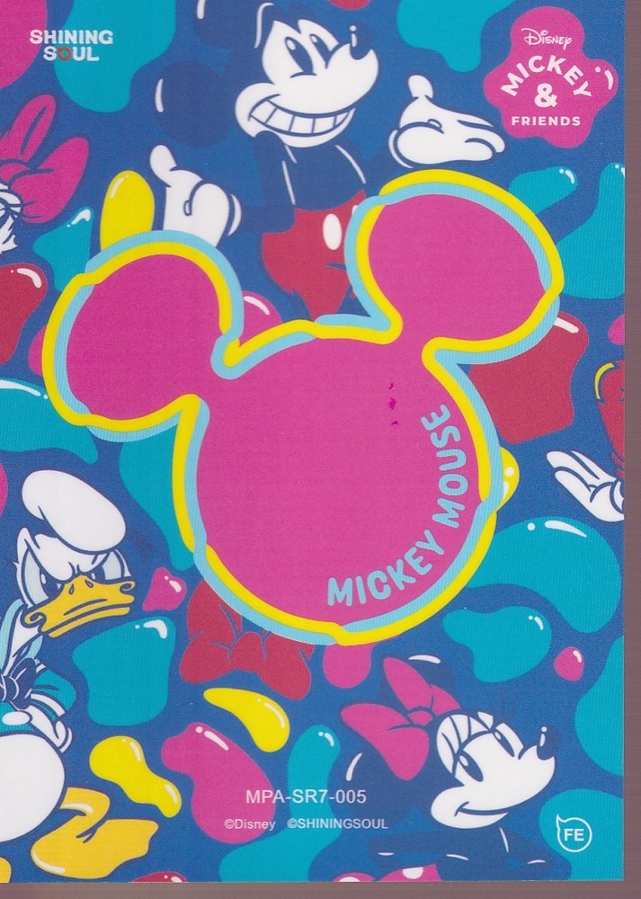 2026 SHINING SOUL MICKEY & FRIENDS POP ART SUPER RARE (SR) CARD-#MPA-SR7-005