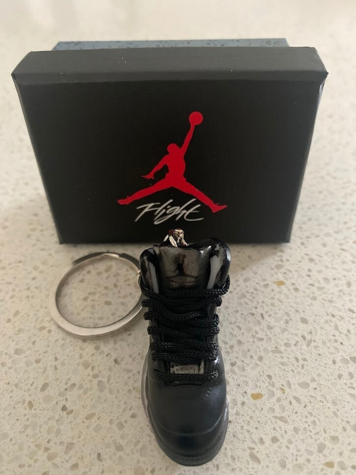 AIR JORDAN 5 RETRO-(PARIS SAINT-GERMAIN)-1/6 SCALE 3D SNEAKER KEYCHAIN WITH BOX
