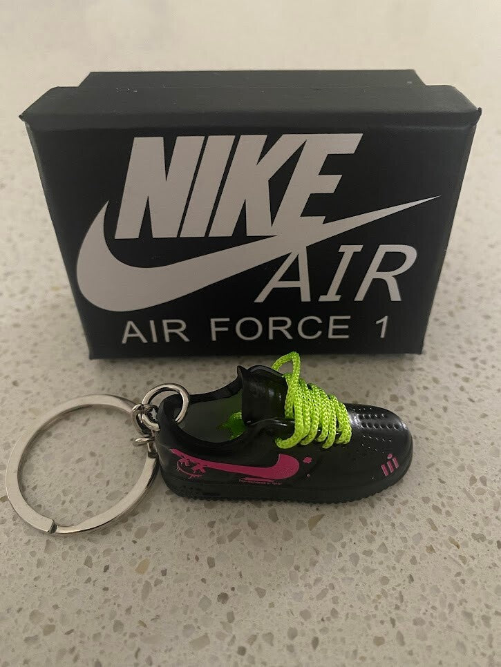 NIKE AIR FORCE 1-3D SNEAKER KEYCHAIN WITH BOX