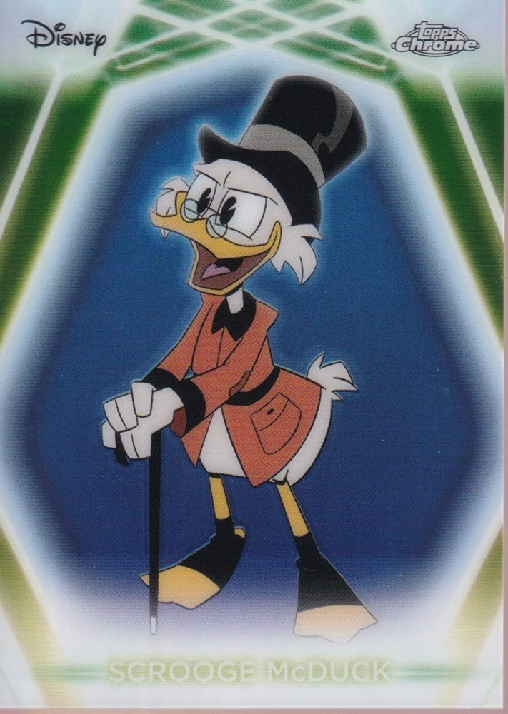 2026 Topps Disney Neon Chrome Neon-Etch #CNE-151 Scrooge McDuck
