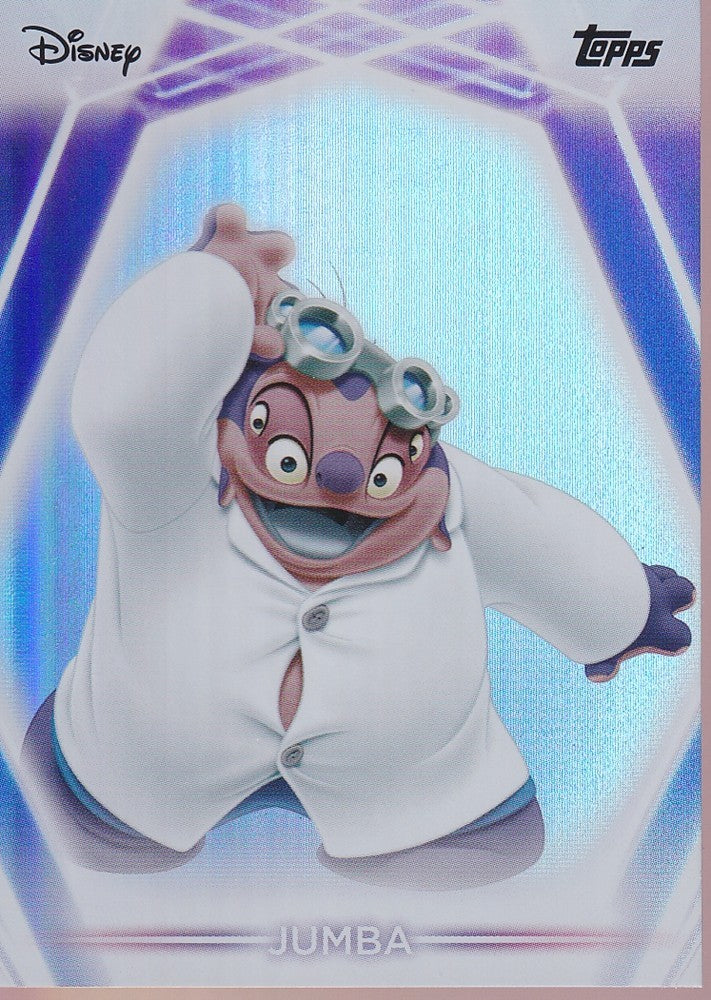 2026 Topps Disney Neon Rainbow Foil #16 Jumba