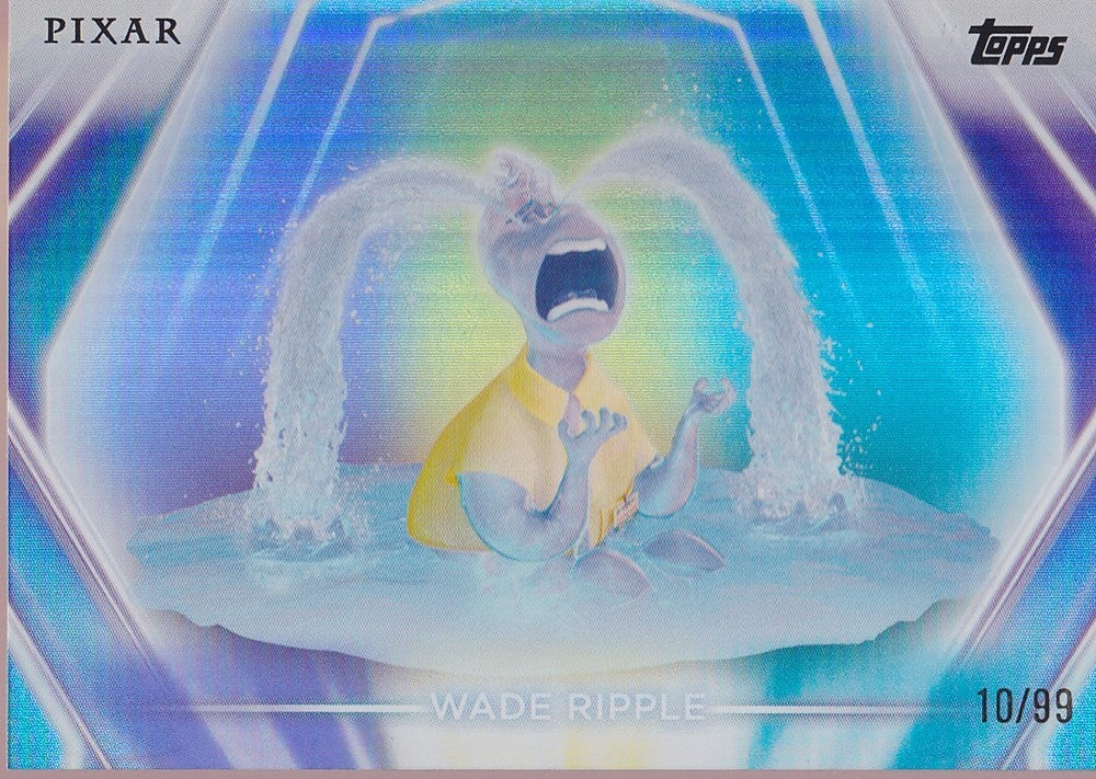 2026 Topps Disney Neon Purple Yellow Blue #182 Wade Ripple (10/99)