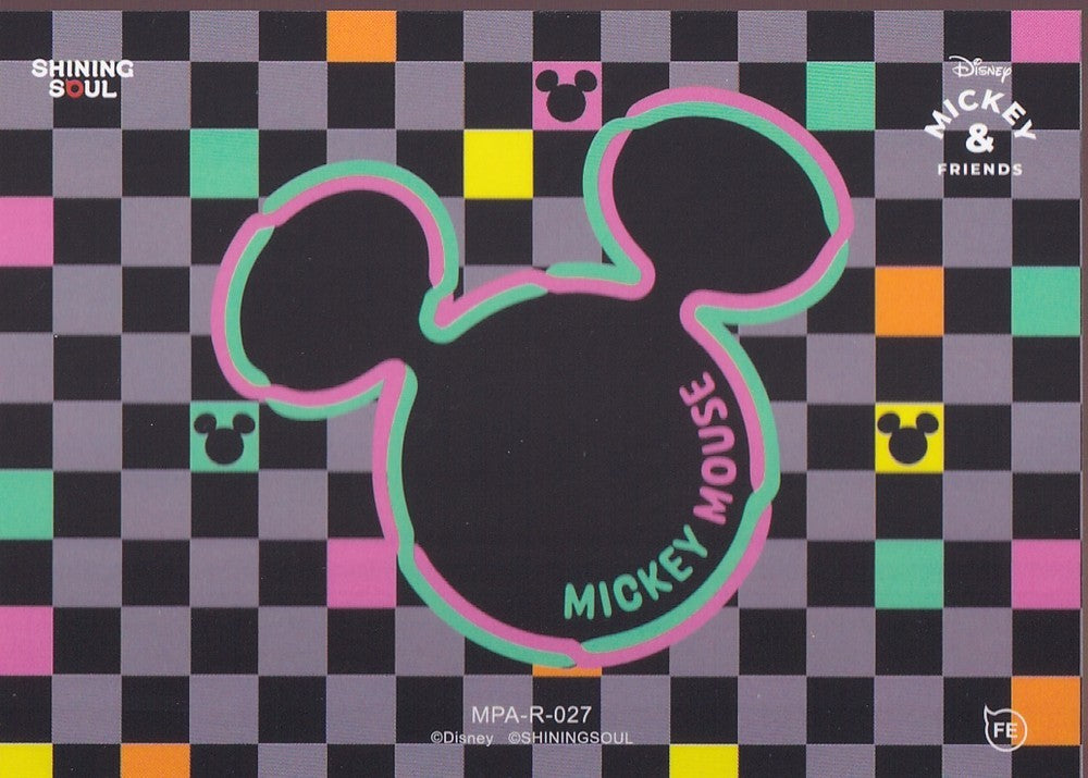 2026 SHINING SOUL MICKEY & FRIENDS POP ART RARE (R) CARD-#MPA-R-027