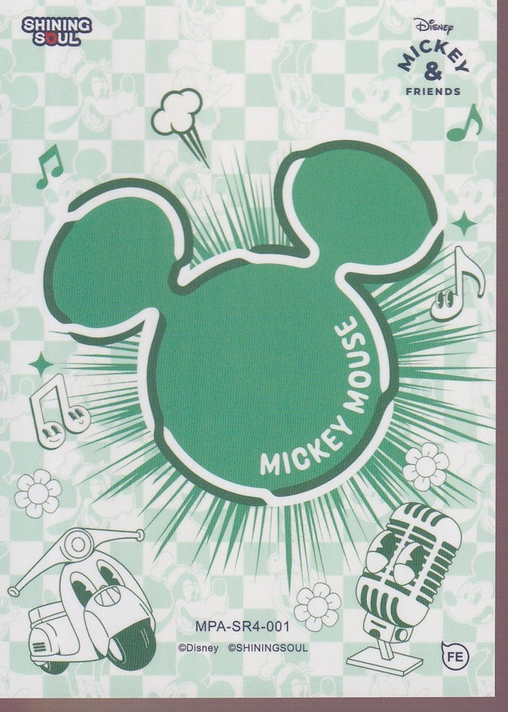 2026 SHINING SOUL MICKEY & FRIENDS POP ART SUPER RARE (SR) CARD-#MPA-SR4-001