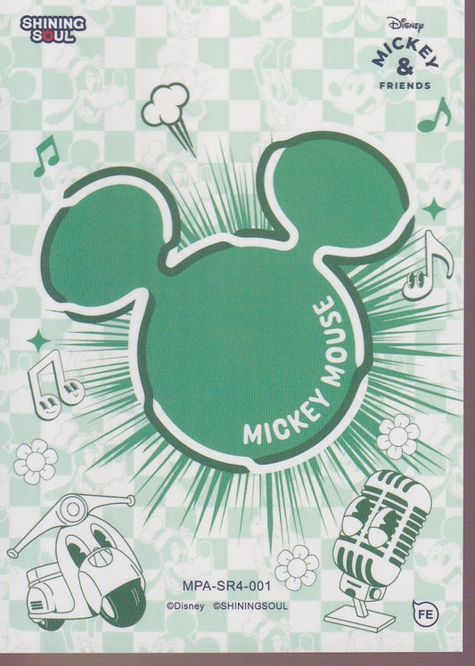 2026 SHINING SOUL MICKEY & FRIENDS POP ART SUPER RARE (SR) CARD-#MPA-SR4-001