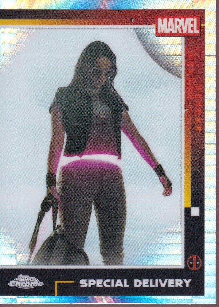 2025 Topps Chrome Deadpool Prism Refractors #83 Special Delivery