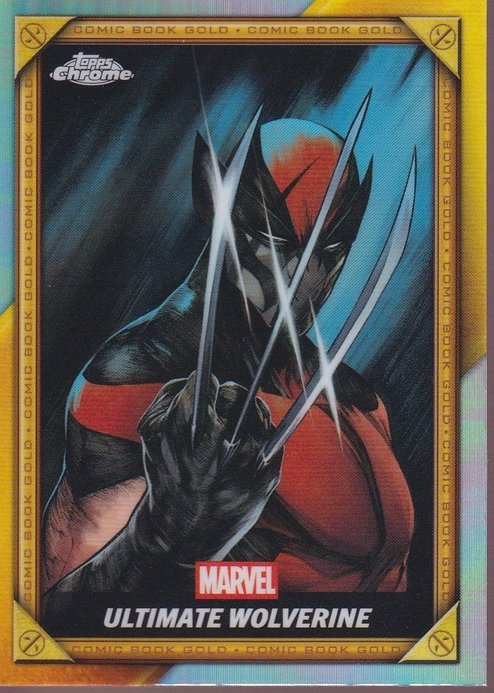 2025 Topps Chrome Deadpool Comic Book Gold #CB-11 Ultimate Wolverine