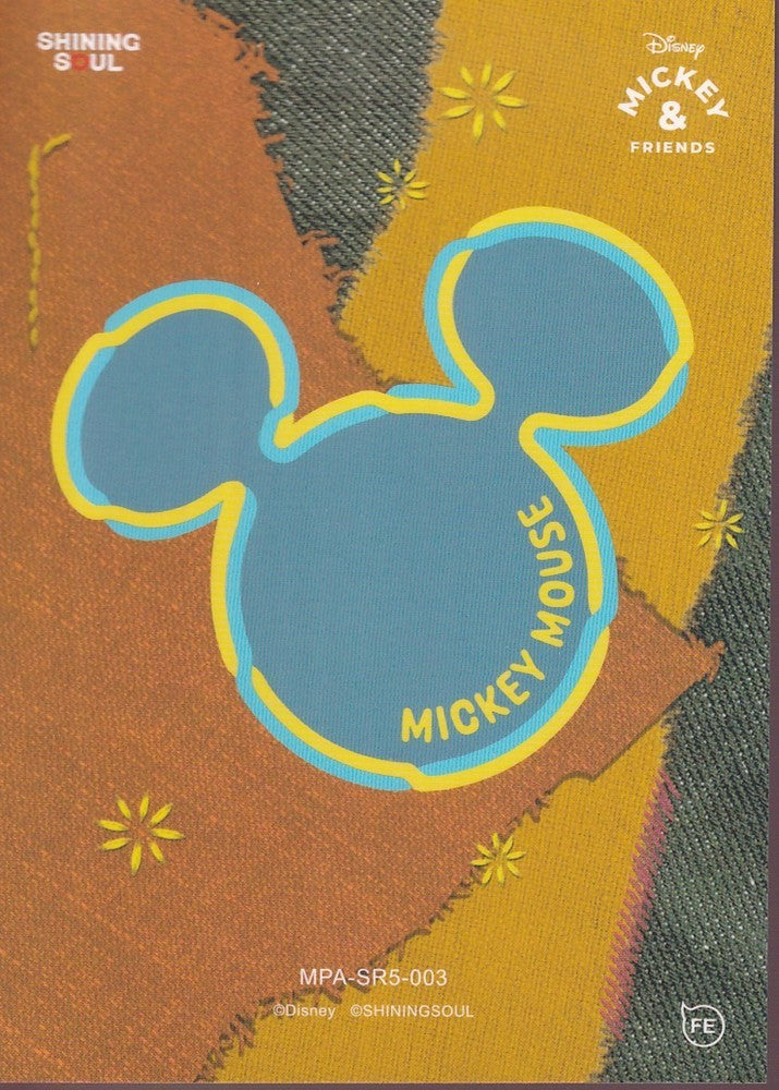2026 SHINING SOUL MICKEY & FRIENDS POP ART SUPER RARE (SR) CARD-#MPA-SR5-003