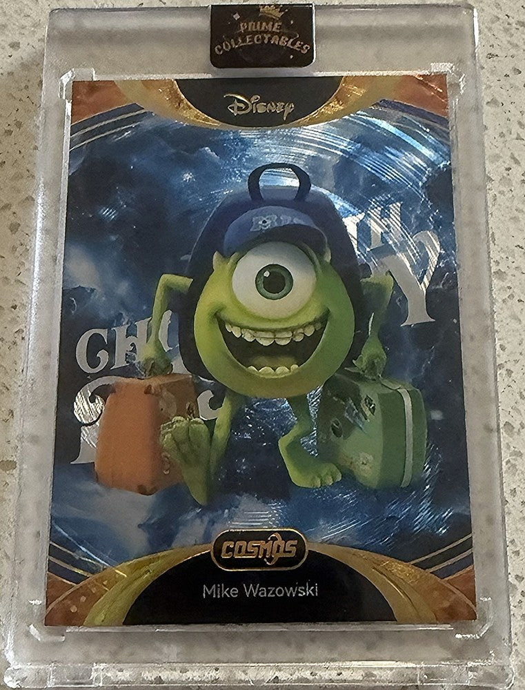 2025 Kakawow Cosmos Chill with Disney Blue Gold #CDT-TCB-129 Mike Wazowski (3/5)