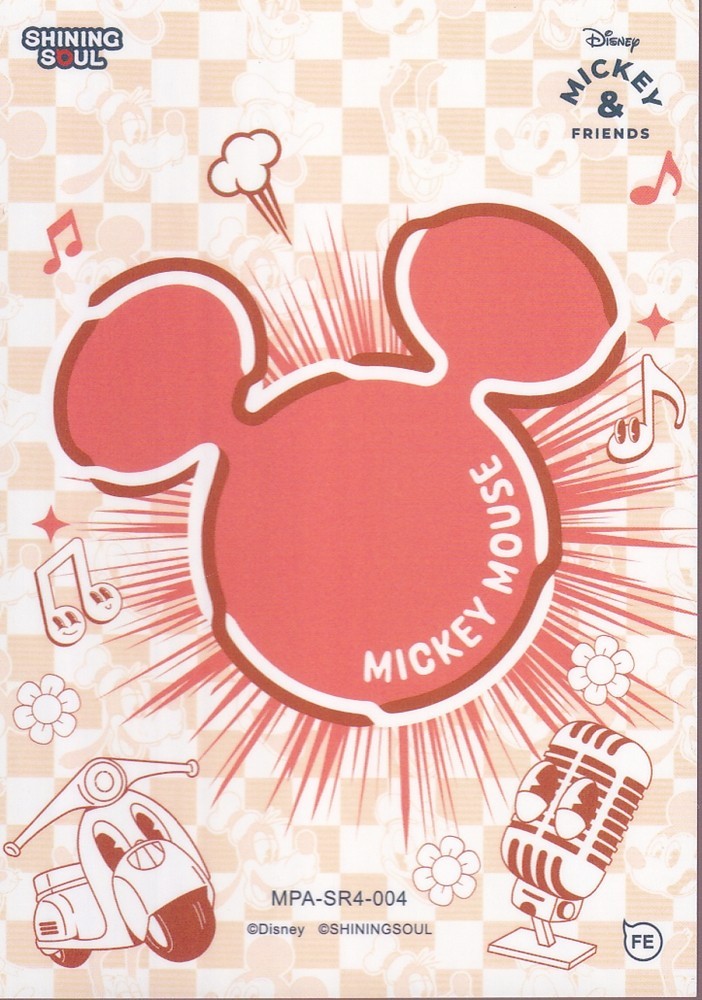 2026 SHINING SOUL MICKEY & FRIENDS POP ART SUPER RARE (SR) CARD-#MPA-SR4-004