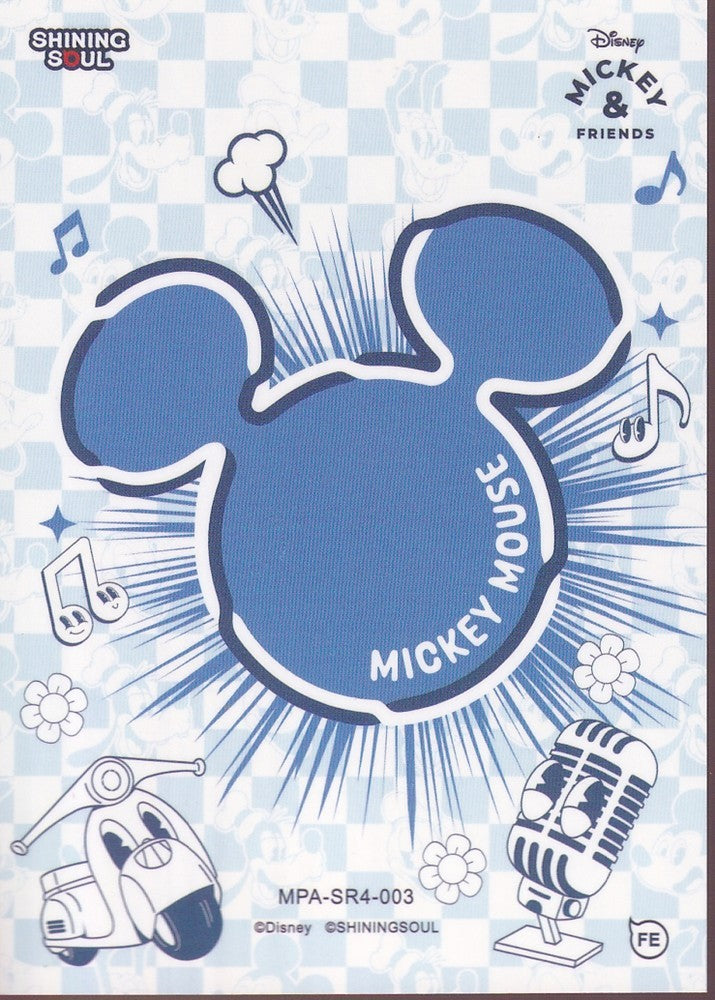 2026 SHINING SOUL MICKEY & FRIENDS POP ART SUPER RARE (SR) CARD-#MPA-SR4-003