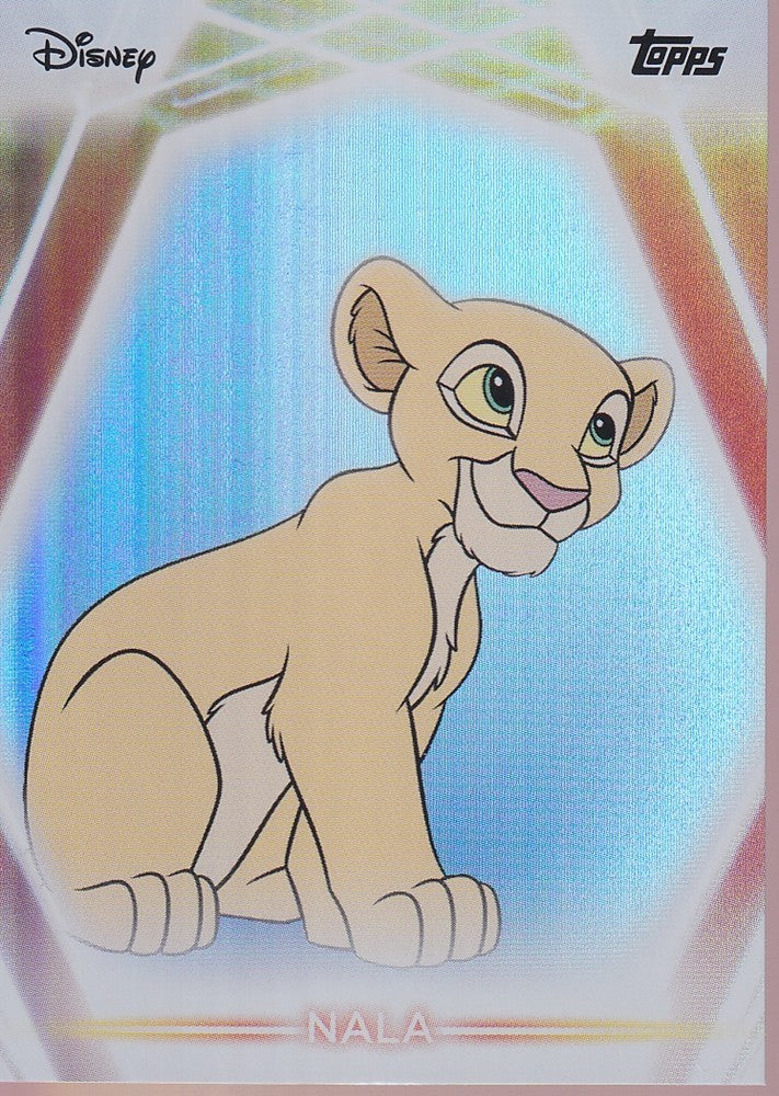2026 Topps Disney Neon Rainbow Foil #42 Nala