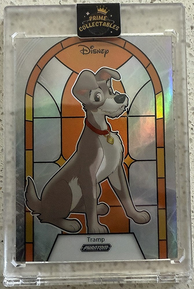 2025 Kakawow Phantom Disney Stained Glass Orange #PD-GLO-72 Tramp (28/50)