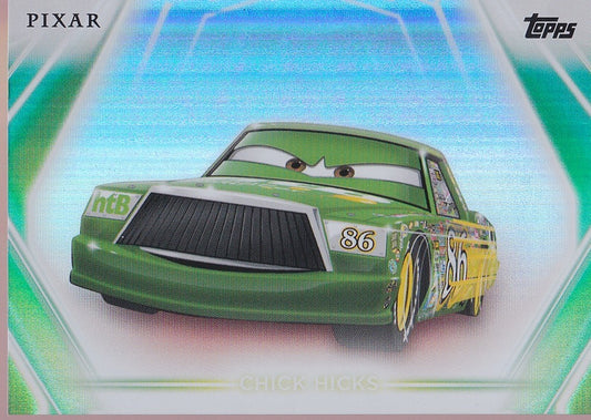 2026 Topps Disney Neon Rainbow Foil #90 Chick Hicks