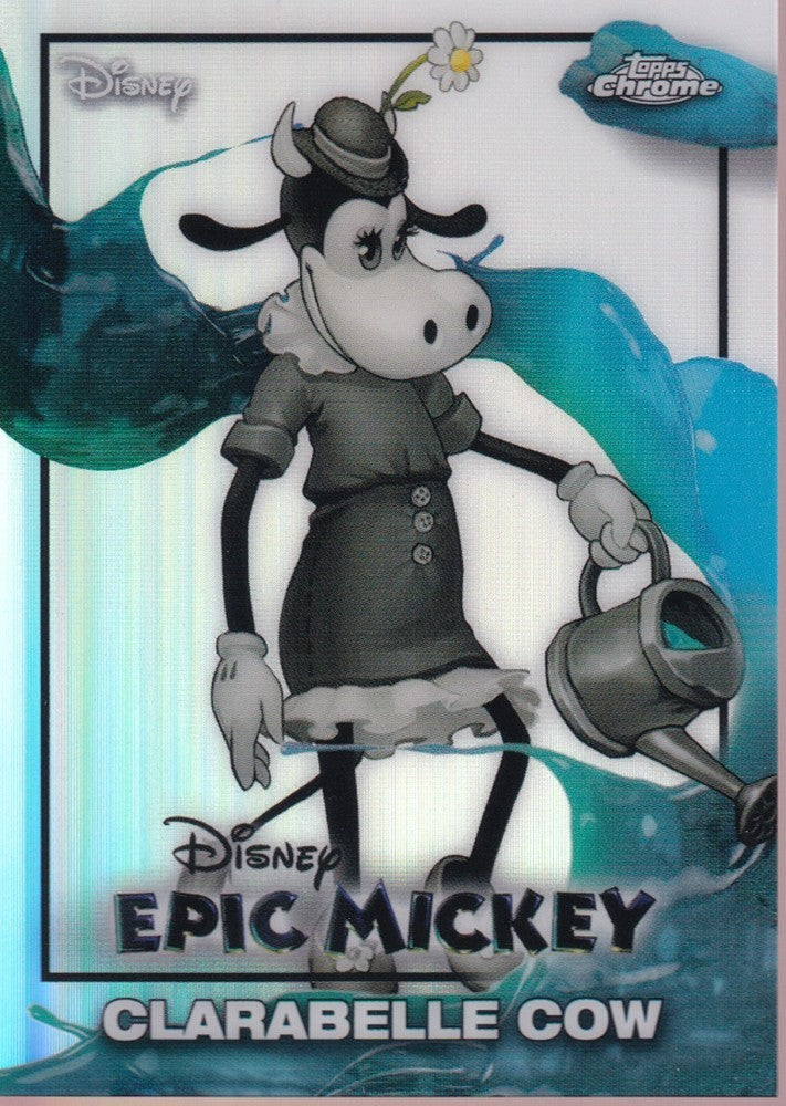 2026 Topps Disney Neon Epic Mickey #EM-3 Clarabelle Cow