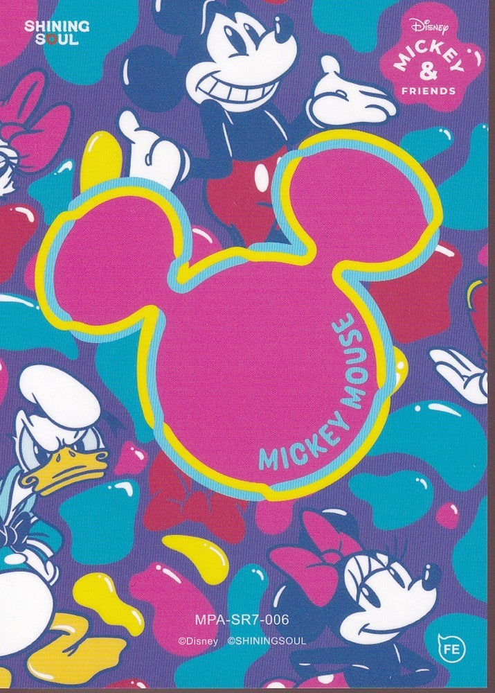 2026 SHINING SOUL MICKEY & FRIENDS POP ART SUPER RARE (SR) CARD-#MPA-SR7-006