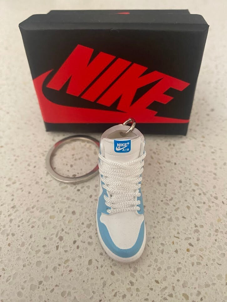 NIKE AIR JORDAN 1 RETRO HIGH-(HYPER ROYAL SMOKE GREY)-3D KEYCHAIN WITH BOX