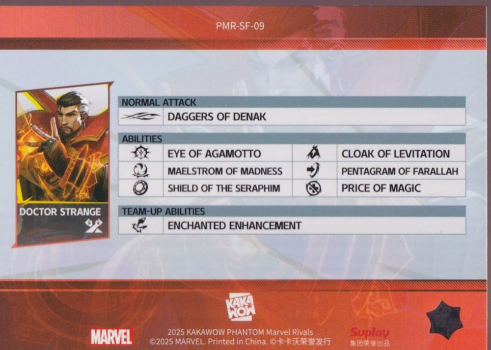 2025 Kakawow Phantom Marvel Rivals Identity #PMR-SF-09 Doctor Strange