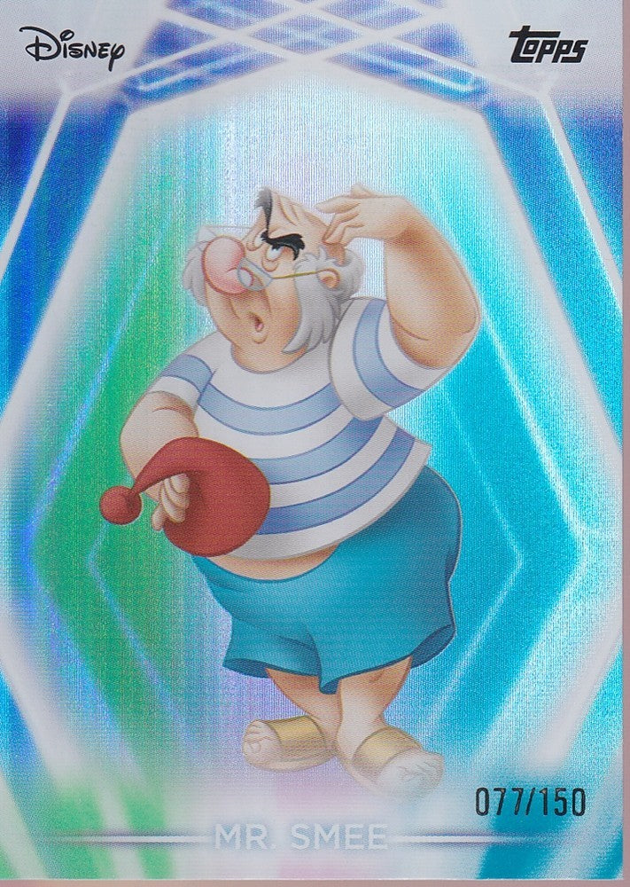 2026 Topps Disney Neon Pink Green Blue #10 Mr. Smee (077/150)