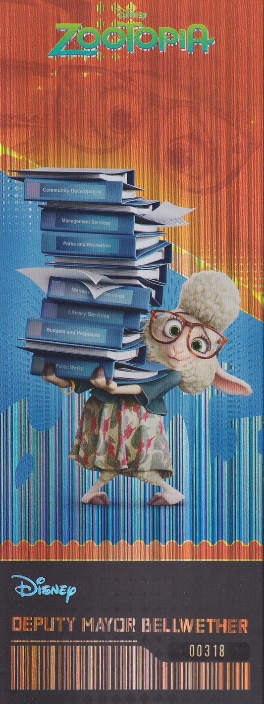 2024 Kakawow Zootopia Jumbo Ticket-Deputy Mayor Bellwether-#RTJC-DZP-05
