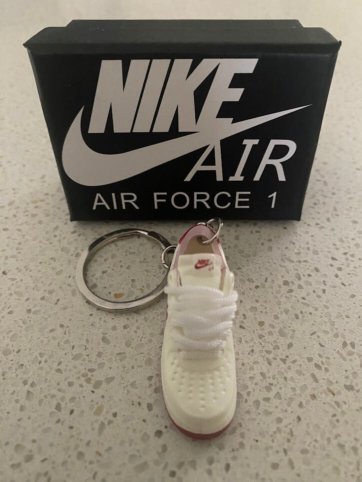 NIKE AIR FORCE 1-3D SNEAKER KEYCHAIN WITH BOX